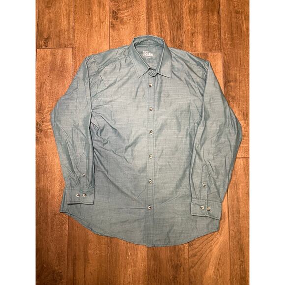 Chef Works Urban Collection Womens Large Long Sleeve Green Shirt - Picture 1 of 3